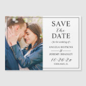 ミニマモダンリスト写真Date Magnetを保存 (正面)