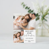 ミニマモダンリスト初めてのクリスマス ポストカード (スタンド正面)