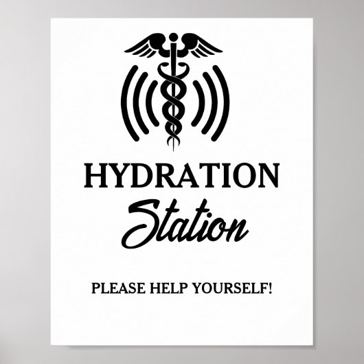 ミニマモダンリスト医療卒業ドリンクパーティー ポスター (正面)