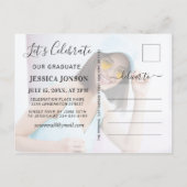 ミニマモダンリスト卒業パーティー2 PHOTO 案内ポストカード (裏面)