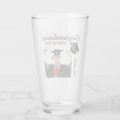 ミニマモダンリスト卒業写真クラス タンブラーグラス (裏面)