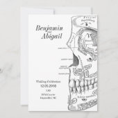 ミニマモダンリスト博士スカル科学 招待状 (正面)