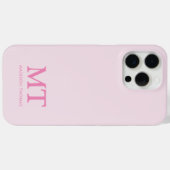 ミニマモダンリスト名イニシャルモノグラム Case-Mate iPhoneケース (裏面 (横))