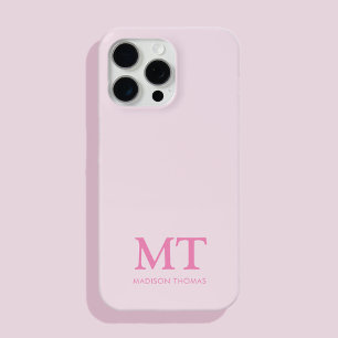 ミニマモダンリスト名イニシャルモノグラム iPhone 15 PRO MAXケース