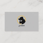 ミニマモダンリスト名刺デザイン 名刺 (裏面)