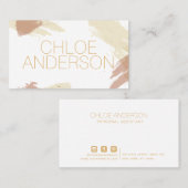 ミニマモダンリスト名刺 名刺 (正面/裏面)