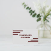 ミニマモダンリスト名刺 名刺 (スタンド正面)