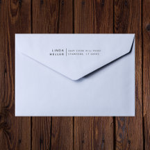 ミニマモダンリスト名前をカスタムすると差出人住所