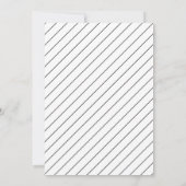 ミニマモダンリスト大人50歳の誕生日パーティー 招待状 (裏面)