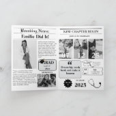 ミニマモダンリスト大学卒業新聞 招待状 (内部)