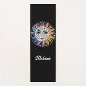 ミニマモダンリスト天日ムーンモノグラム ヨガマット (正面)