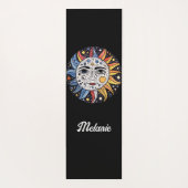 ミニマモダンリスト天日ムーンモノグラム ヨガマット (裏面)