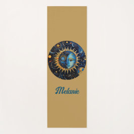 ミニマモダンリスト天日ムーンモノグラム ヨガマット