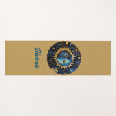 ミニマモダンリスト天日ムーンモノグラム ヨガマット (正面(横))