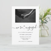 ミニマモダンリスト婚約パーティ 招待状 (スタンド正面)