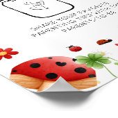 ミニマモダンリスト子育てのヒントjarベビーシャワー ポスター (角)