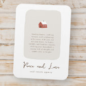 ミニマモダンリスト実在エステートのビジネスホリデー マグネット