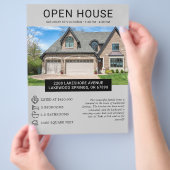 ミニマモダンリスト実在エステートオープンハウス チラシ (手)