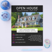 ミニマモダンリスト実在エステートオープンハウス チラシ (シングル)