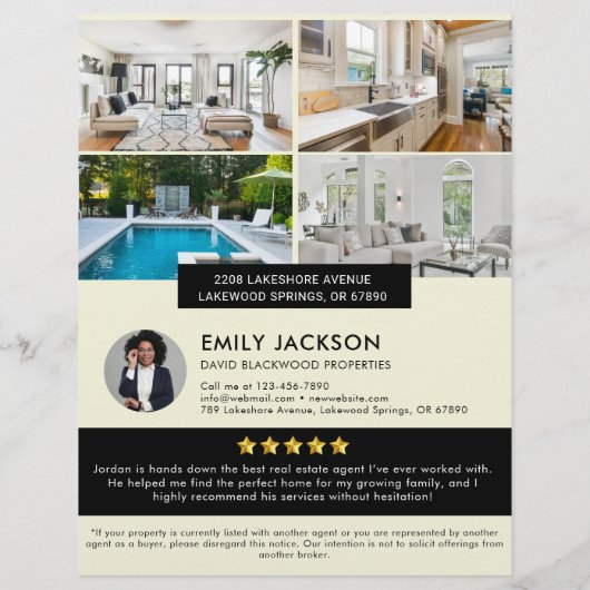 ミニマモダンリスト実在エステートオープンハウス チラシ (裏面)