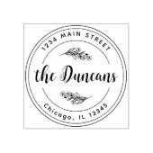 ミニマモダンリスト差出人住所大 ラバースタンプ (インプリント)