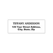 ミニマモダンリスト差出人住所 セルフインキングスタンプ (デザイン)