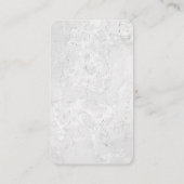 ミニマモダンリスト平シンプルらな縦白 名刺 (裏面)