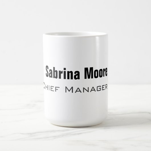 ミニマモダンリスト平原プロフェッショナル コーヒーマグカップ (中央)