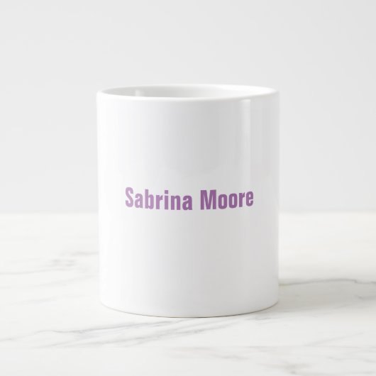 ミニマモダンリスト平原プロフェッショナル ジャンボコーヒーマグカップ (正面)