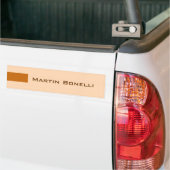 ミニマモダンリスト平原 バンパーステッカー (トラック上)