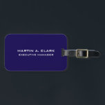 ミニマモダンリスト平野エレガント濃ブルー ラゲッジタグ<br><div class="desc">あなたもしは表現自分の仕事の倫理とスキルを反映する方法で自分自身を望む、これは自分のためである。、読み取り、ミニマシンプルリスト、デザインであなたの人格を表示モダンする。</div>