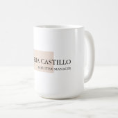 ミニマモダンリスト平野シンプル コーヒーマグカップ (正面右)