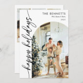 ミニマモダンリスト年のレビューArch写真 シーズンカード (正面/裏面)