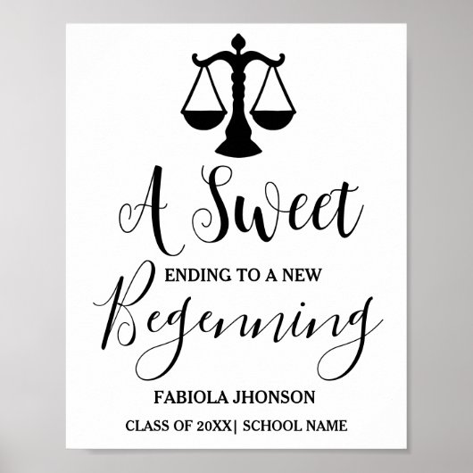 ミニマモダンリスト弁護士の卒業酒パーティー ポスター (正面)