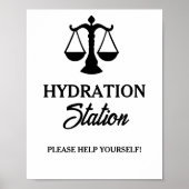 ミニマモダンリスト弁護士の卒業酒パーティー ポスター (正面)