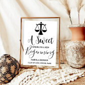 ミニマモダンリスト弁護士の卒業酒パーティー ポスター