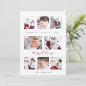 ミニマモダンリスト愛ジョイ平和数々の – 写真 シーズンカード (スタンド正面)