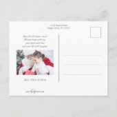 ミニマモダンリスト愛ジョイ平和数々の – 写真 シーズンポストカード (裏面)