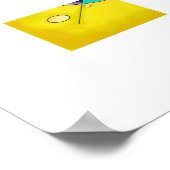 ミニマモダンリスト抽象芸術アートNo.5 ポスター (角)