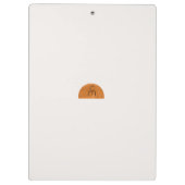 ミニマモダンリスト抽象芸術サンパーソナライズされた クリップボード (裏面)