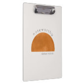 ミニマモダンリスト抽象芸術サンパーソナライズされた クリップボード (右)