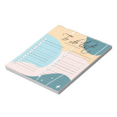 ミニマモダンリスト抽象芸術パステル ノートパッド (回転)