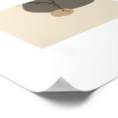 ミニマモダンリスト抽象芸術幾何学的ポスター ポスター (角)