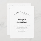 ミニマモダンリスト新しいアドレ得スの移行 案内ポストカード (正面/裏面)