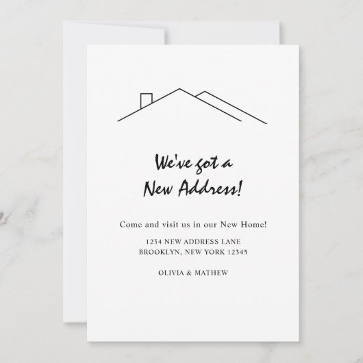 ミニマモダンリスト新しいアドレ得スの移行 案内状 (正面)