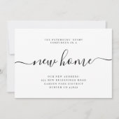 ミニマモダンリスト新居 案内状 (正面)