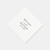 ミニマモダンリスト書結婚道 スタンダードカクテルナプキン (角)