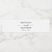 ミニマモダンリスト書結婚道 ペットボトルラベル (シングルラベル)