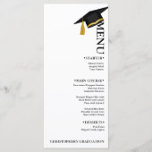 ミニマモダンリスト書道の卒業式 メニュー (正面)