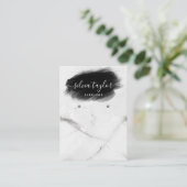 ミニマモダンリスト書道アートイヤリングディスプレイ 名刺 (スタンド正面)